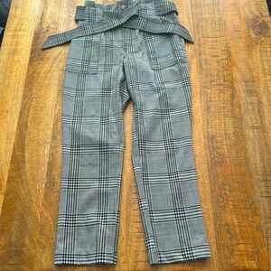 Pointe pants, black houndstooth print. Size 5
